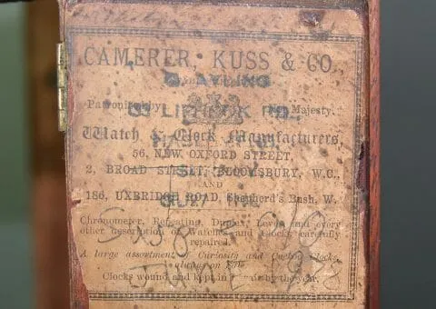 Camerer Cuss & Co of 56 New Oxford Street, London