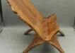 Walnut folding bookstand