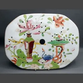 Mason's Ironstone China Drainer Table & Flowerpot Pattern