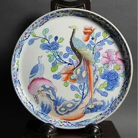 Mason's Ironstone China Footed Cheese Dish