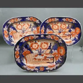 Mason's Ironstone China Ashets Old School House Pattern