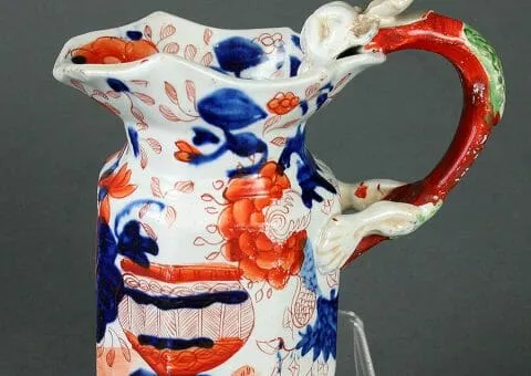 Mason's Ironstone China Fenton Jug - Japan Basket Pattern