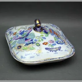 Mason's Ironstone China Vegetable Tureen Bamboo Pattern